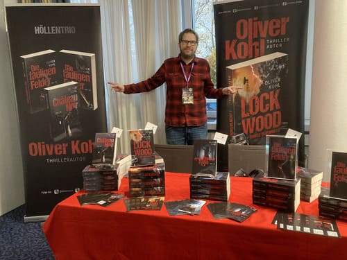 Autor Oliver Kohls Messestand