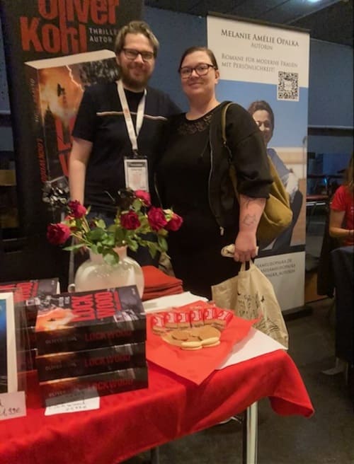 Autor Oliver Kohl und Bloggerin