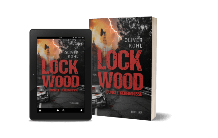 Die Formate eBook und Taschenbuch des Thrillers Lockwood - Dunkle Geheimnisse